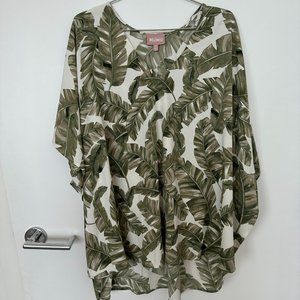 Show Me Your Mumu Beach Coverup Peta Tunic - XS - Palm